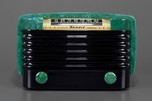 Stunning Aqua Blue Marbleized Bendix 526C Catalin Radio